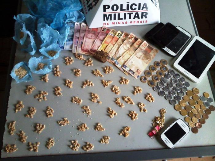 Polícia Militar de Vazante realiza a maior apreensão de droga fracionada na cidade em todos os tempos