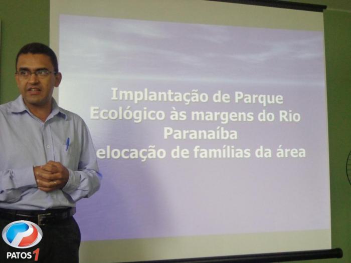 Criação do Parque Ecológico do Rio Paranaíba e Realocação de Famílias é apresentado em Patos de Minas