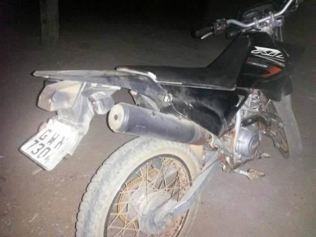 Polícia Militar de João Pinheiro recupera motocicleta furtada  em Presidente Olegário