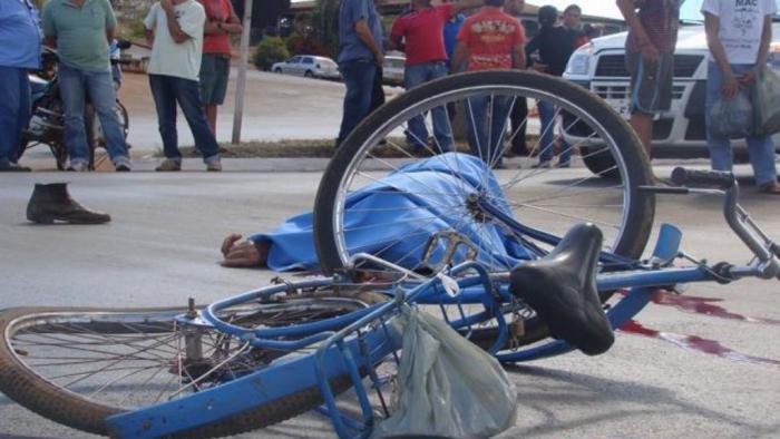 Ciclista morre ao ser atropelado por veículo da cidade de Vazante no trevo de acesso à de Presidente Olegário