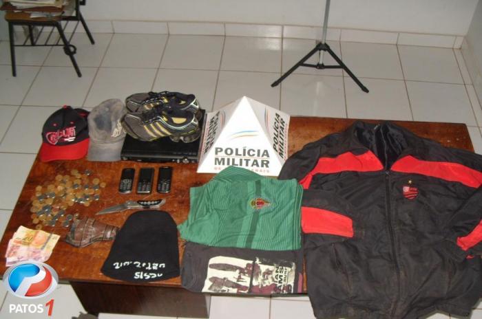 Assaltantes roubam mercearia em  Carmo do Paranaíba e são presos na BR 354 pela Polícia Militar de Lagoa Formosa
