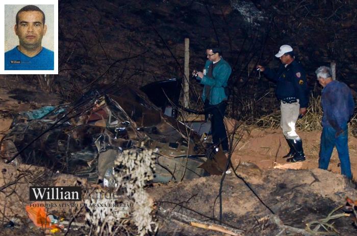 Veículo cai em ribanceira e homem de 39 anos perde a vida próximo a Araxá 