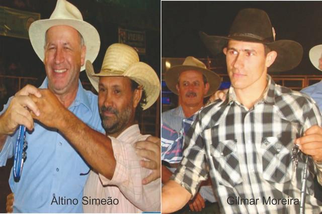 Gilmar Moreira e Altino Simeão são os grandes campeões em touros e cavalos no Rodeio da 32ª Festa da Produção de Presidente Olegário