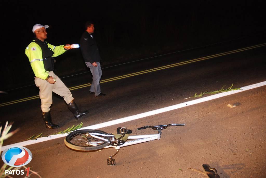 clique para ampliar Ciclista é atropelado na BR-354 próximo a Lagoa Formosa
