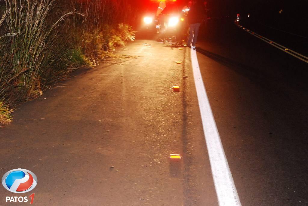 clique para ampliar Ciclista é atropelado na BR-354 próximo a Lagoa Formosa
