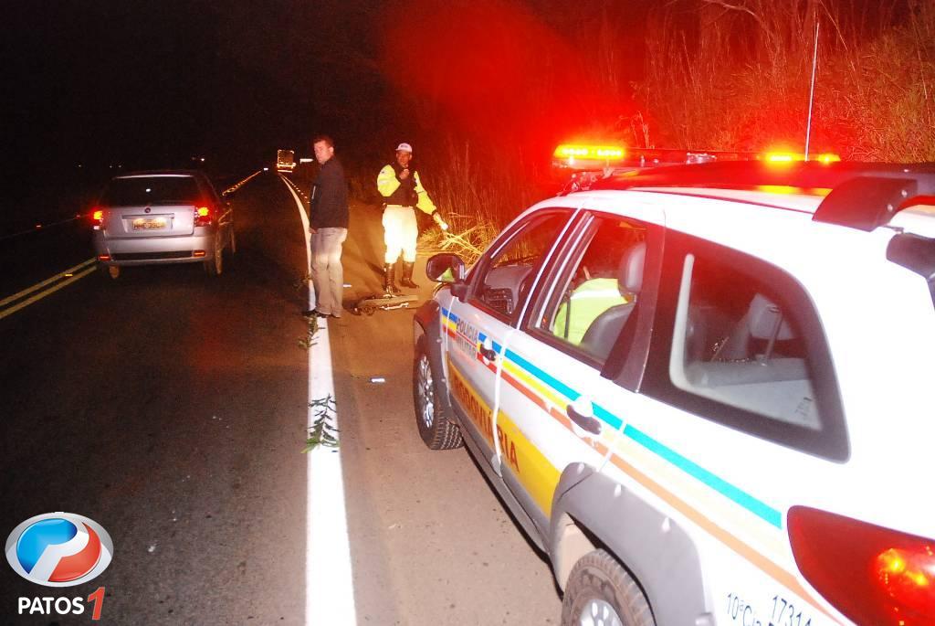 clique para ampliar Ciclista é atropelado na BR-354 próximo a Lagoa Formosa