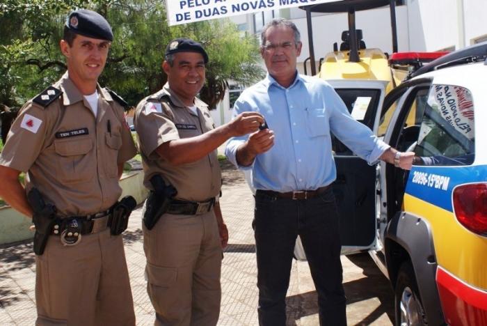 Polícia Militar de Lagoa Formosa recebe viatura para reforçar a segurança pública da cidade
