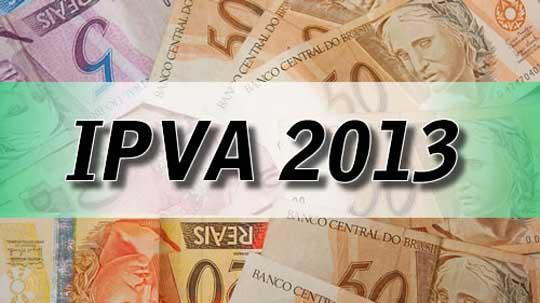 Minas Gerais terá redução média de 11% no IPVA 2013