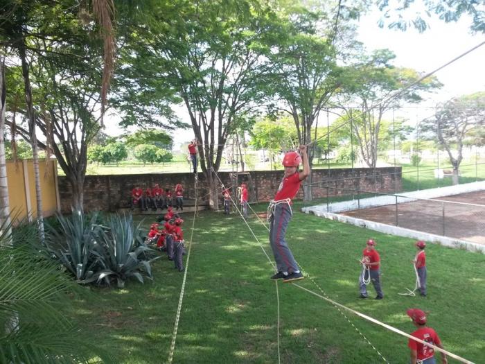 Projeto Bombeiro Mirim da 4ª Cia Independente de Patos de Minas realiza jornada para prática de conhecimentos