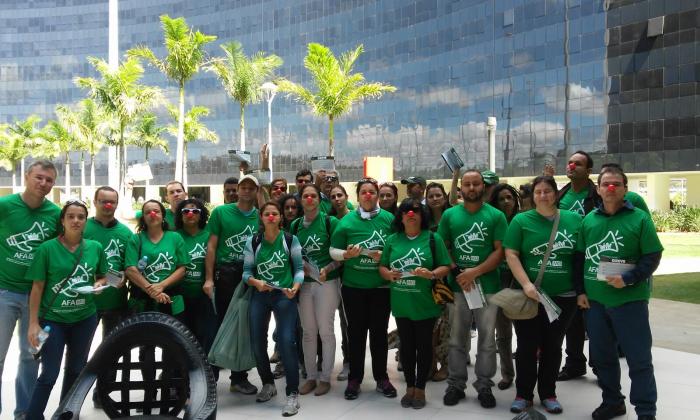 Em greve fiscais do IMA preparam manifestação durante visita do governador Pimentel a cidade de Patos de Minas