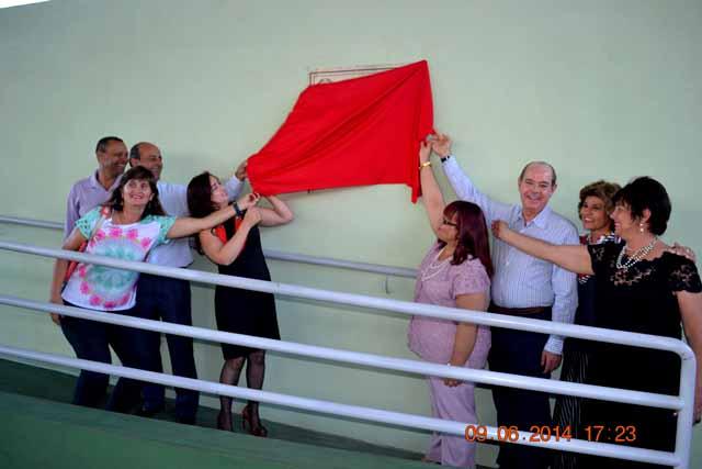 Realizada solenidade de inauguração da Quadra Poliesportiva coberta do Colégio Estadual Zama Maciel 