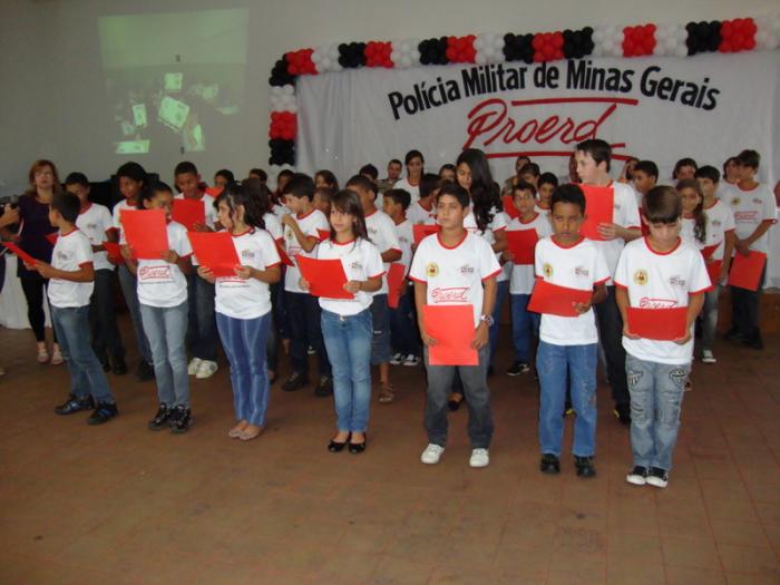 Formatura dos alunos do 