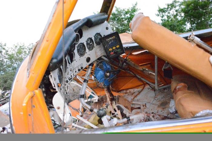 Agrotóxico que avião transportava durante queda em Lagoa Formosa pode ter atingido nascente que abastece a cidade