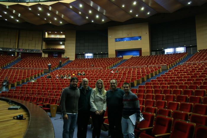 Representantes do UNIPAM visitam Centro de Convenções