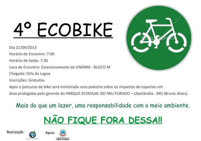 Programação do Dia da Responsabilidade Social na Lagoa Grande contará com passeio ciclístico