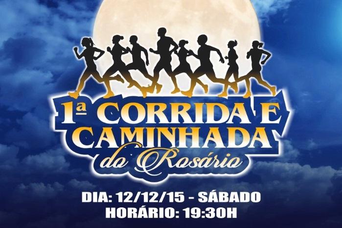 Inscrições da 1ª Corrida e Caminhada do Rosário com direito a bônus encerram nesta sexta-feira (4)