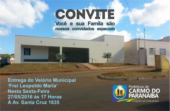 Velório Municipal será entregue à população de Carmo do Paranaíba