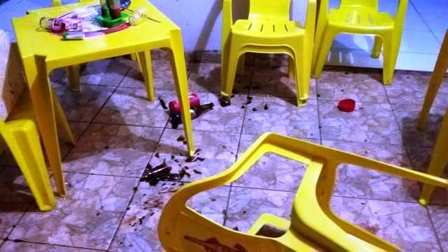 Bandidos armados assaltam bar em Presidente Olegário e menor é apreendido suspeito de participação no roubo