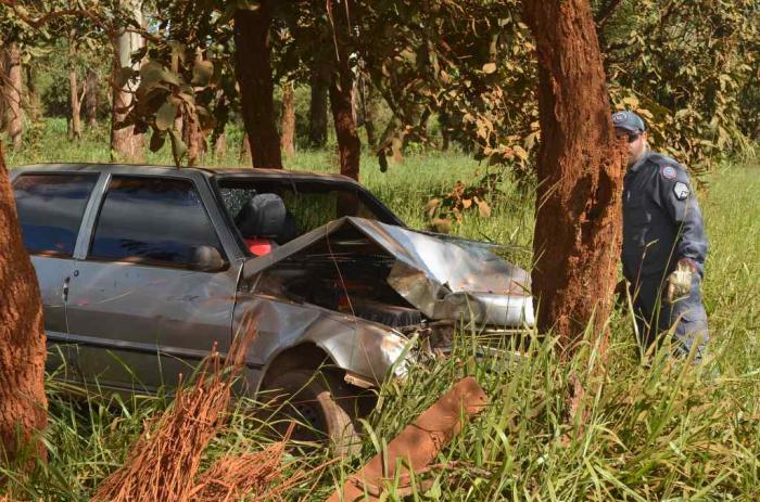 Bebê de três meses de idade fica ferida em acidente na estrada que liga Lagoa Formosa ao Distrito de Limeira