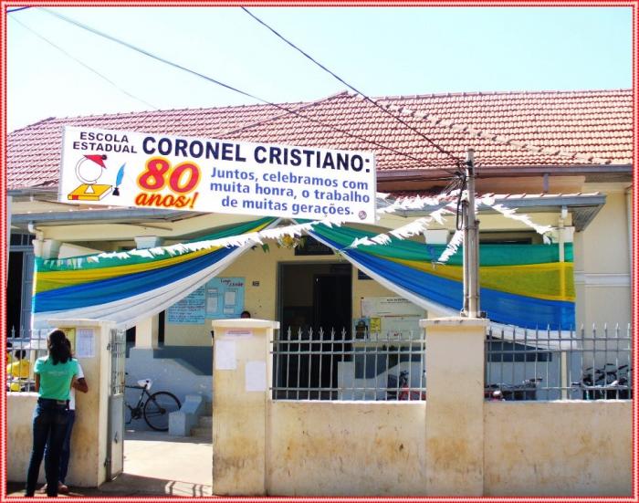 Escola Estadual Coronel Cristiano completa 80 anos e realiza projetos comemortivos