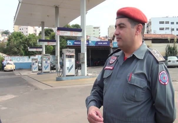 Corpo de Bombeiros de Patos de Minas realiza fiscalização em postos de combustíveis