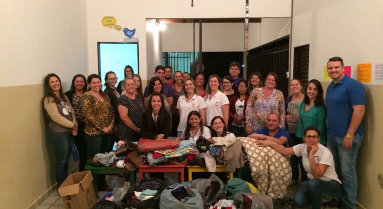 Instituto de Ensino do Alto Paranaíba realiza Campanha do Agasalho 2018 em Lagoa Formosa