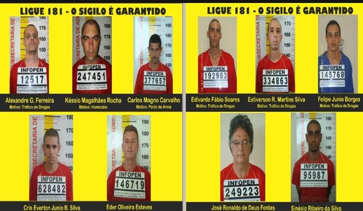 Lista com os 10 mais procurados em Patos de Minas e região é divulgada pela polícia