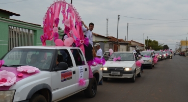 Outubro Rosa tem início com carreata na cidade de Lagoa Formosa