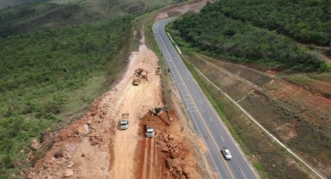 Iniciadas obras de correção de curva na BR-146 entre Catiara e Serra do Salitre