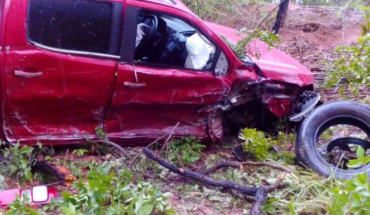 Grave acidente deixa vários feridos em rodovia no município de Presidente Olegário Grave acidente deixa vários feridos em rodovia no município de Presidente Olegário