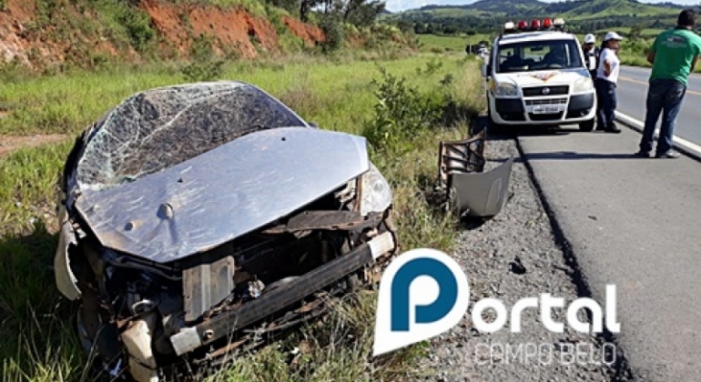 Motorista de Lagoa Formosa fica gravemente ferido em acidente na BR-354 em Campo Belo Motorista de Lagoa Formosa fica gravemente ferido em acidente na BR-354 em Campo Belo