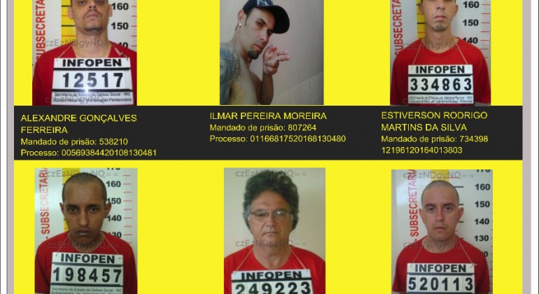 PM divulga lista dos criminosos mais procurados pela Justiça em Patos de Minas e região