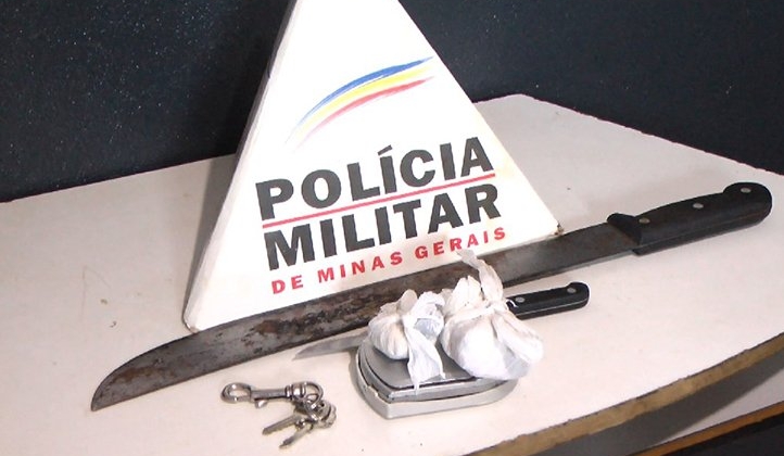 Briga em bar termina com agressão e apreensão de armas brancas e maconha