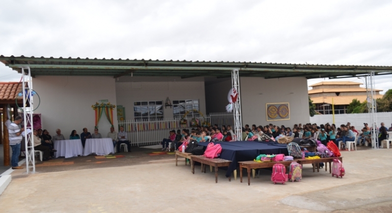 Escola Municipal “Quinzinho Souto” de Monjolinho passa por reformas e recebe convidados para a inauguração