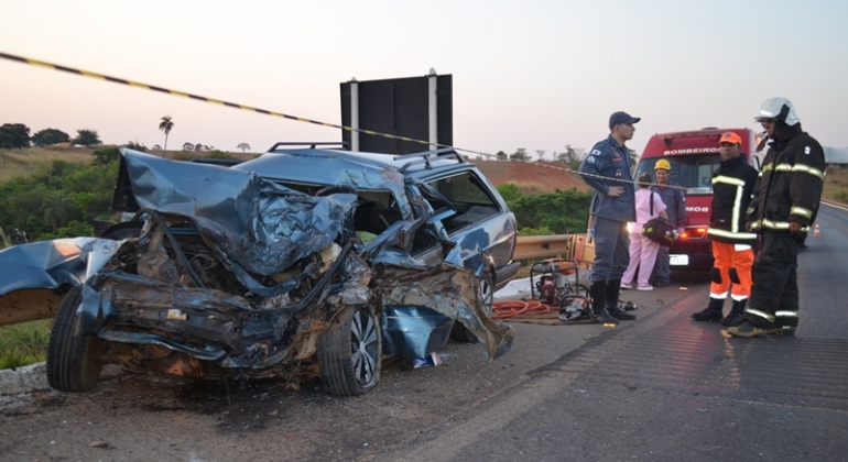 Motorista de Carmo do Paranaíba morre em acidente na BR-354 Próximo a Lagoa Formosa 