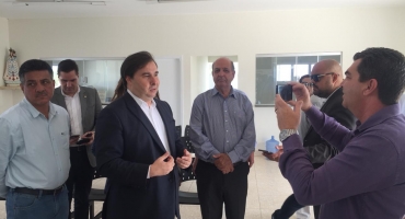 Presidente da Câmara Federal Rodrigo Maia visita Patos de Minas