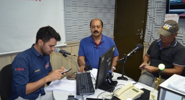 Prefeito de Lagoa Formosa e secretário de governo são entrevistados na rádio vitoriosa e falam sobre inúmeras obras para a cidade