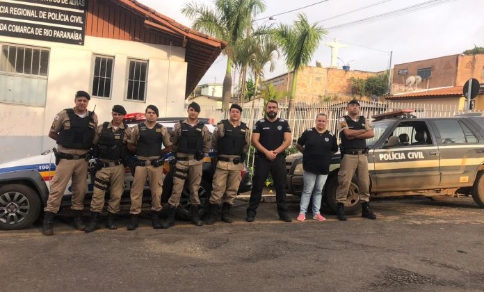 Operação conjunta das polícias Civil e Militar prende foragido da justiça no município de Rio Paranaíba
