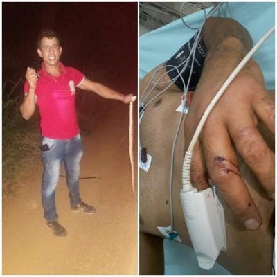 Crime ambiental: PM cumpre mandado e prende rapaz que matou cobra em Carmo do Paranaíba em 2018
