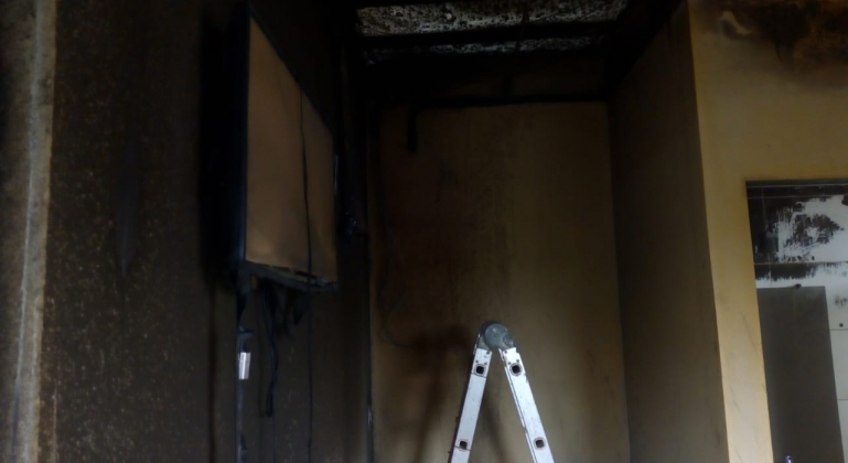 Incêndio destrói quarto de hotel na cidade de Lagoa Formosa Incêndio destrói quarto de hotel na cidade de Lagoa Formosa