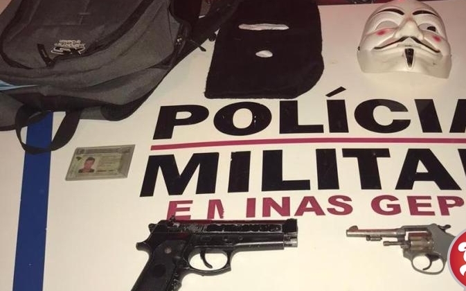 Bandidos armados e encapuzados invadem fazenda roubam pertences e acabam presos pela PM