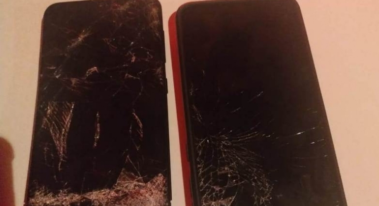 Durante briga por ciúmes casal quebra celular, finge assalto e é preso pela PM