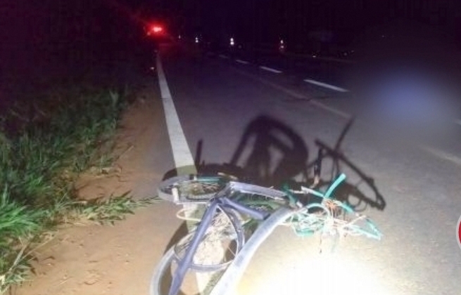 Ciclista de 41 anos morre atropelado na BR-354 em Rio Paranaíba