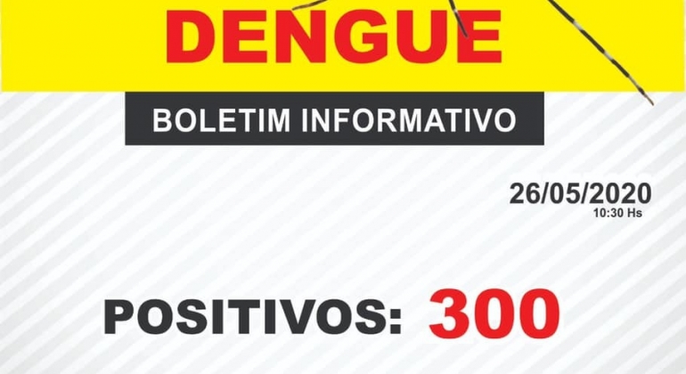 Carmo do Paranaíba está com 300 casos confirmados de dengue 
