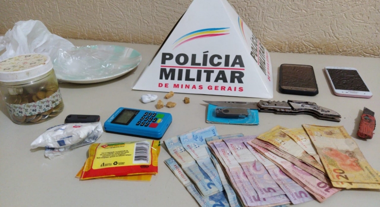 Suspeitos de tráfico de drogas são detidos na cidade de Carmo do Paranaíba 