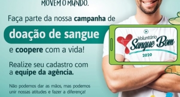  Cooperativas de Patos de Minas se unem em campanha para doação de sangue