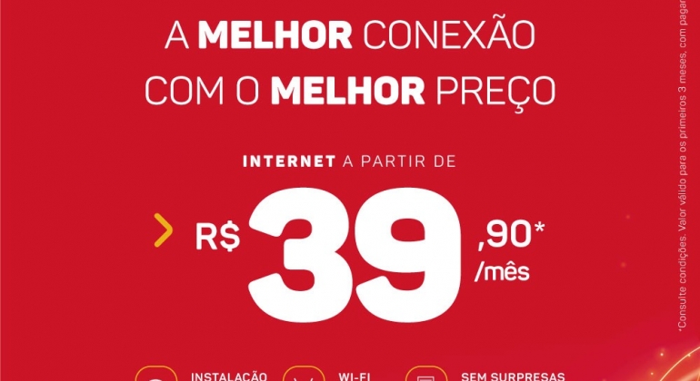 Informe Publicitário: UAITELECOM oferece internet a partir de 39,90 ao mês 