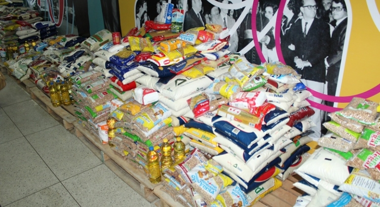 Entidades beneficentes de Patos de Minas receberão cerca de três toneladas de alimentos nesta sexta-feira