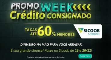  Crédito Consignado do Sicoob Credipatos com taxas até 60% menores 