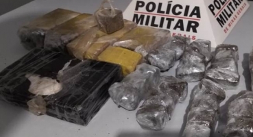 PM encontra maconha e cocaína em matagal às margens do Rio Paranaíba em Patos de Minas